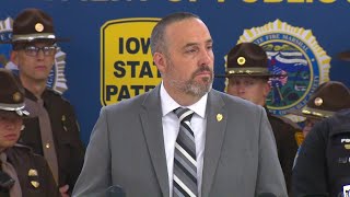 RAW: Iowa State Patrol provides update on death of trooper during shoot out