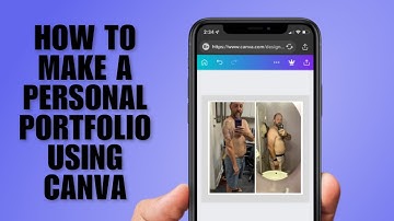 How To Make A Personal Portfolio Using Canva - 2025 Full Guide