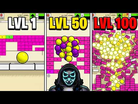 GROWING A BALL ARMY TO DESROY EVERYTHING IN ROBLOX BLOCK BREAKOUT