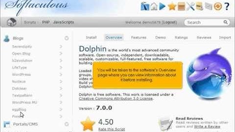 How to install Dolphin from Softaculous - webilabs