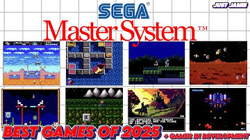 20 New Master System Games of 2025/2026 (Time Stamps/Links) #mastersystem #segamastersystem  