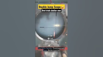 Best trick jump Double Quick Scope #mw2 #sniper #callofduty #quickscope #codwarzone #gaming
