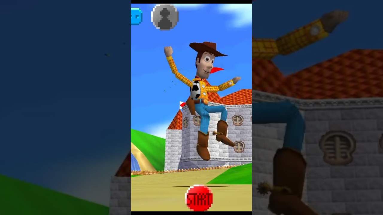 Вуди захватывает Super Mario 64?! 🤯 | Геймплей мода «История игрушек»