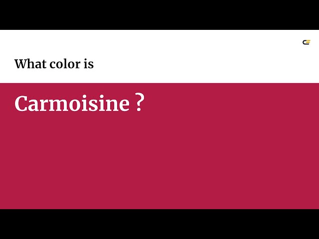 Carmoisine