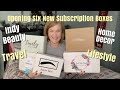 Opening 6 New Subscription Boxes | December 2020 | ⭐️2 Brand New Box Launches⭐️