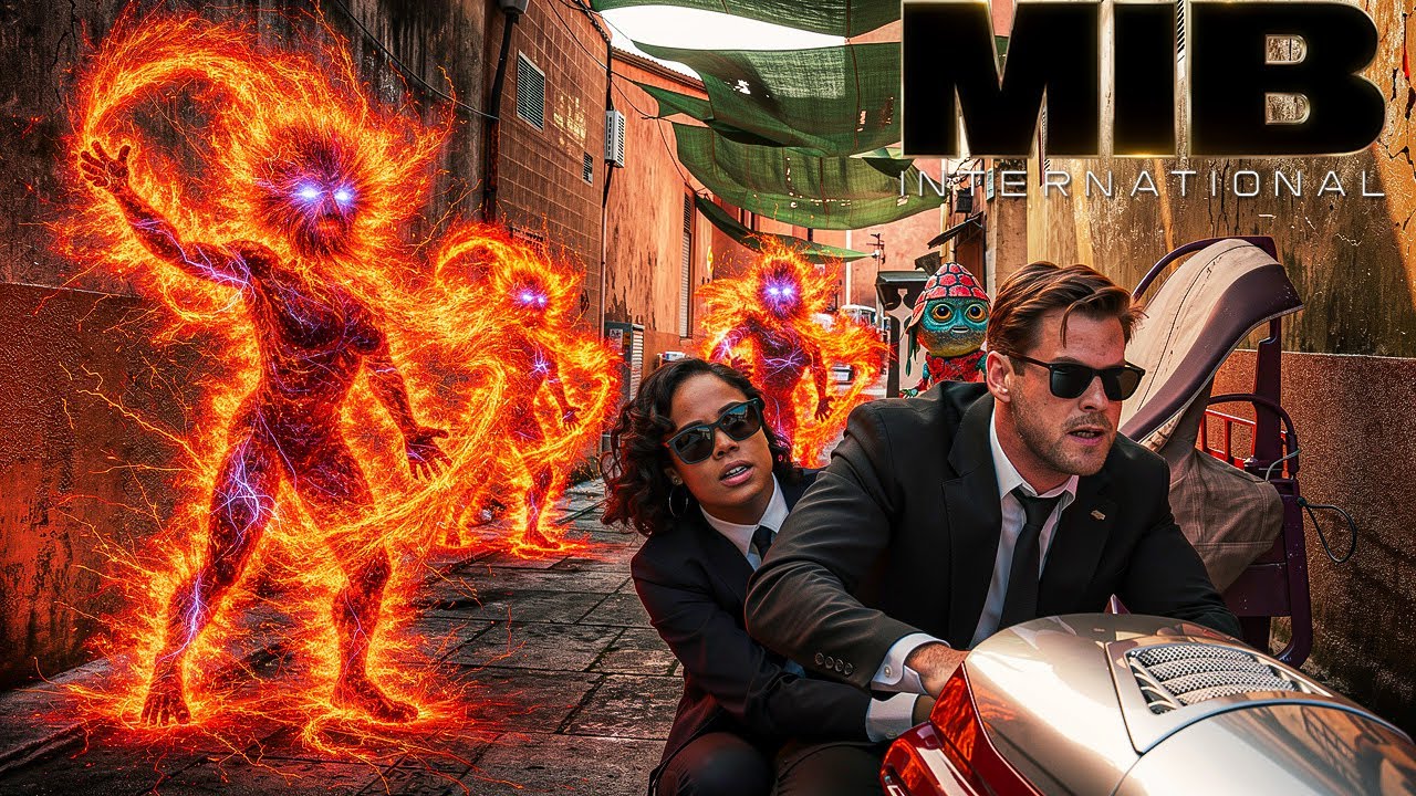 Men In Black International | Best Action Scene | Chris Hemsworth | Tessa Thompson |
