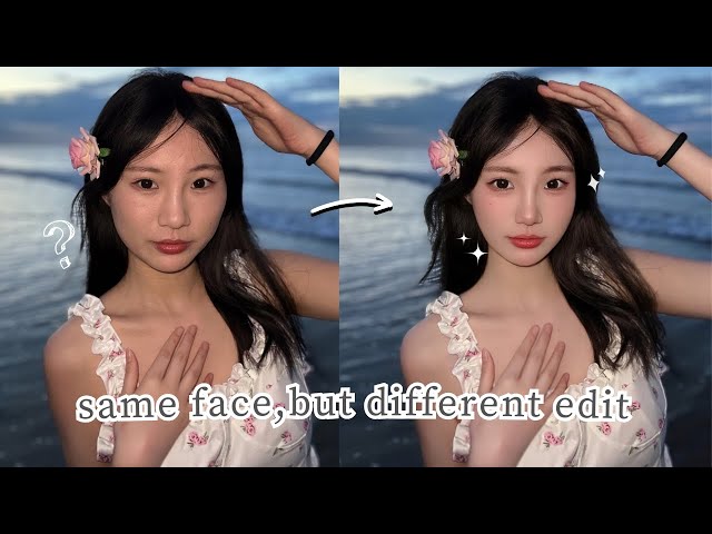 How To Edit Look Like a Korean Girl😍Easy editing with xingtu app! class=