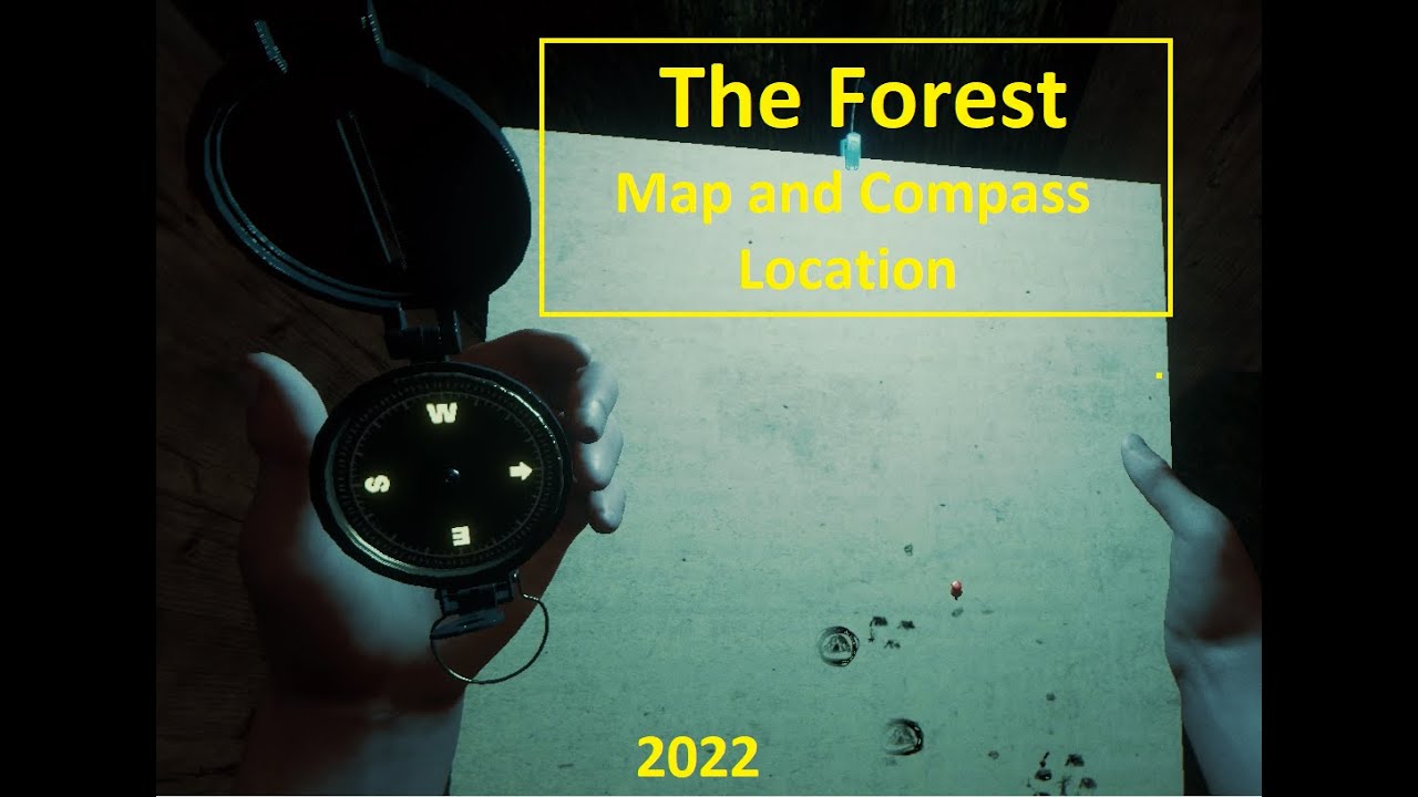 How to find the Map and the Compass in the forest - YouTube