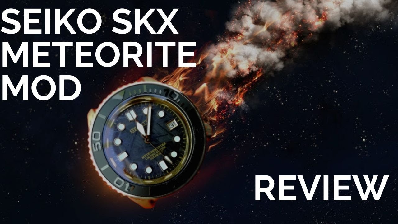 Seiko SKX Meteorite and Rose Gold Mod Review. The Mod I Would Love To Keep.  - YouTube