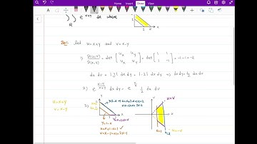 Example of change of variables in double integral