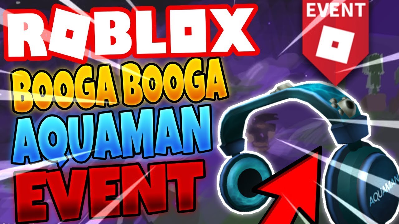 Booga Booga Aquaman Event In Roblox Aquaman Headphones Roblox - roblox aquaman booga booga