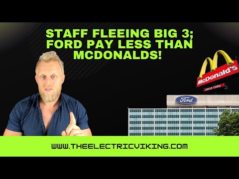 Staff fleeing BIG 3; Ford pay less than McDonalds!