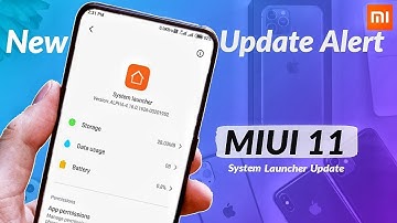 Miui 11 System Launcher New Update - New Unlock Animation & bug fixes