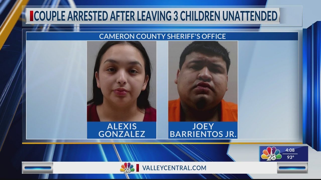 Couple arrested after leaving children unattended - YouTube