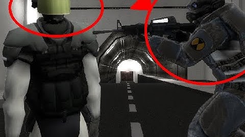 Playing GMod on an SCP:SL map and killing things