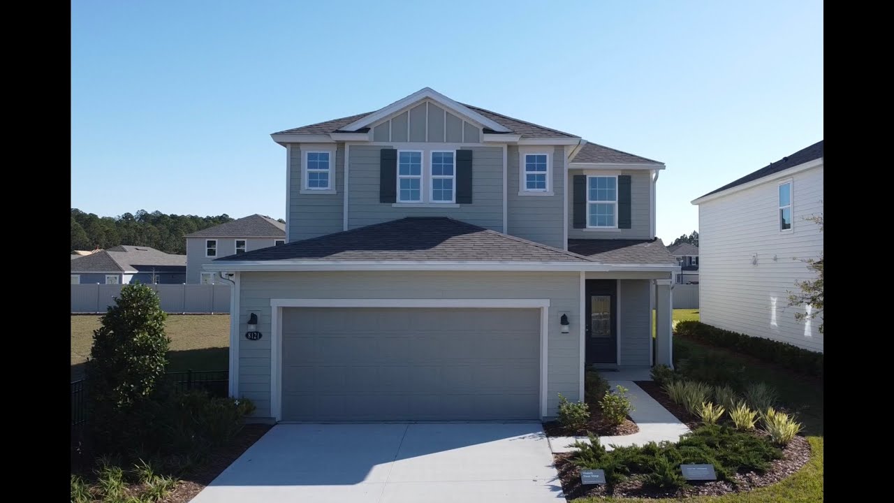 New Model Home Tour Jacksonville FL 4 Bedrooms 3 Bathrooms 2