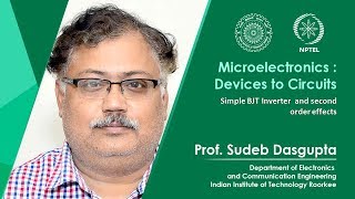 Simple BJT Inverter and second order effects