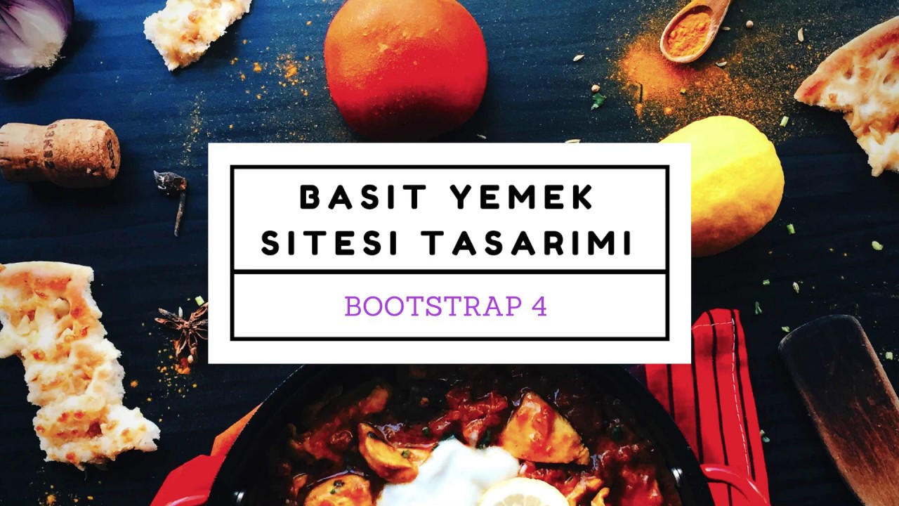 Yemek Sitesi Tasarımı – Tanıtım #0