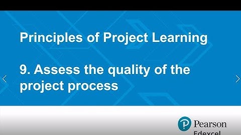Project Learning: Assess the quality of the project process