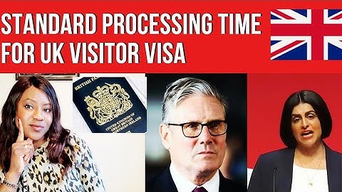 Verwerkingstijd voor bezoekersvisum voor het VK - #ukvisaupdate