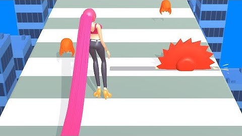 Hair challenge Run 3D All gameplay video mobile game ❤️😍