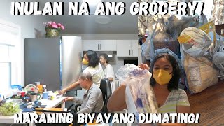 BUHAY AMERIKA: INABOT NA NG ULAN ANG GROCERY PARA KINA MADER