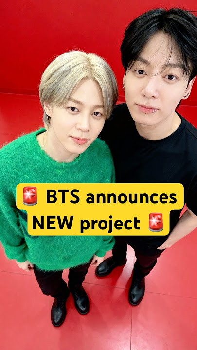 🚨 BTS announced a NEW project
