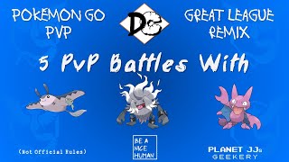 Pokémon GO PvP - Great League Remix (5 Rounds) Mantine / Annihilape / Gligar (S)