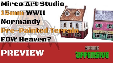 15mm Pre-Painted Terrain from Micro Art Studio - EXCLUSIVE PREVIEW!