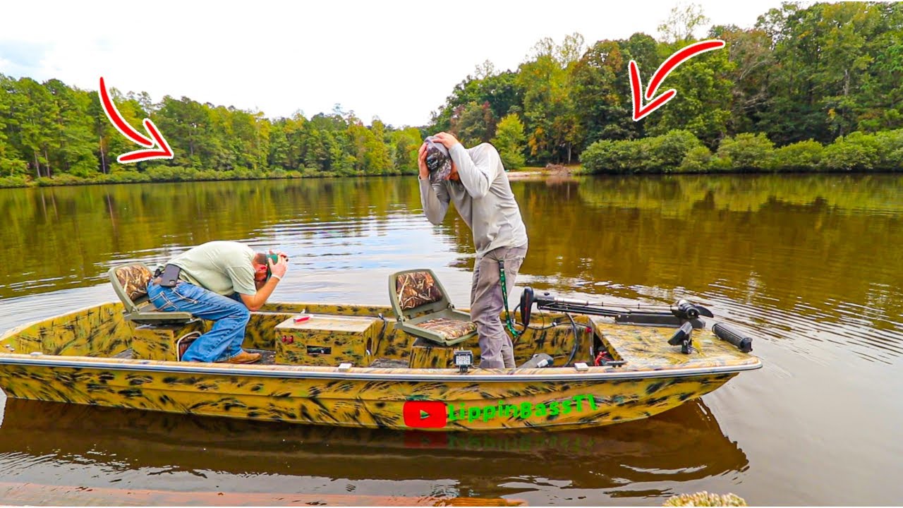 Stuck In The Line Of Fire While Bass Fishing ( What Were They THINKING..)