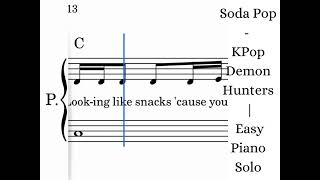 Soda Pop - Kpopn Hunter | Easy Piano solo