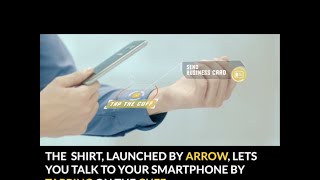 Arrow launches smart shirts with built in NFC tags