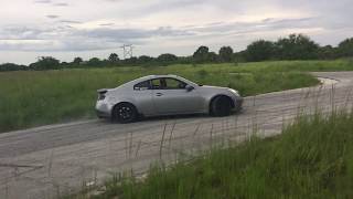 Chris g35 first drift attempt