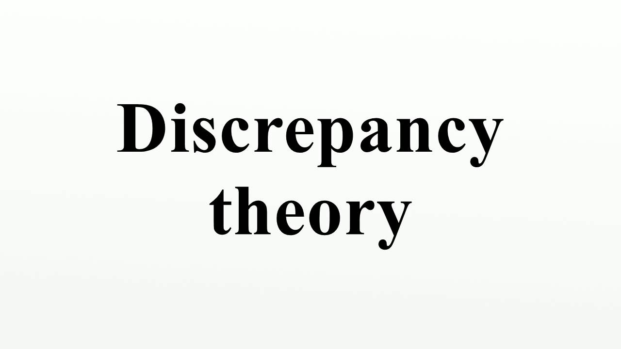 Discrepancy Theory Math Discrepancy Theory