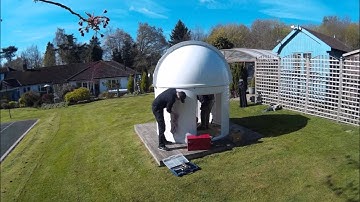 Observatory build timelapse