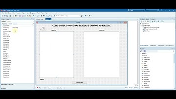 COMO OBTER O NOME DAS TABELAS E CAMPOS NO FIREDAC - DELPHI 10.3