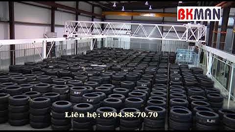 Cầu trục robot tự động xếp lốp ô tô trong kho - Liên hệ: 0904887070