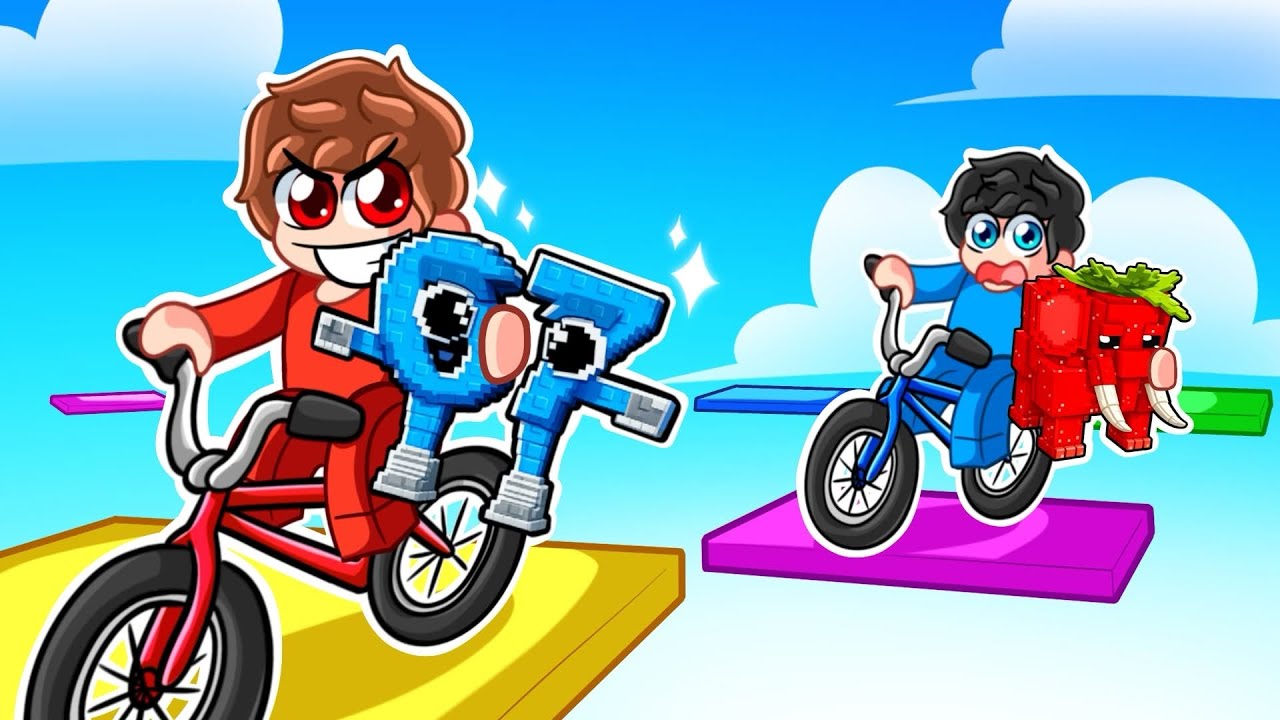 Usé BICICLETAS para Salvar BRAINROTS en Roblox!