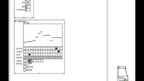 PureData step sequencer demo
