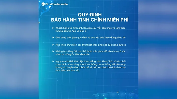 8 Quy định tinh chỉnh, bảo hành miễn phí