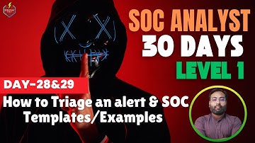 Day 28 & Day 29 - From Beginner to SOC Analyst L1 in 30 Days The ULTIMATE Challenge