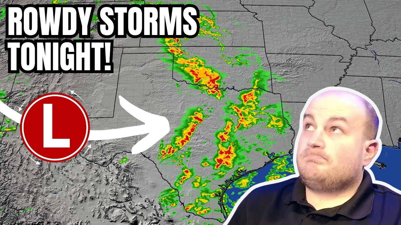 Strong Storms Expected across Texas Tonight - YouTube
