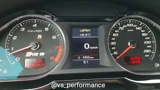 Acceleration Audi RS6 C6 stock