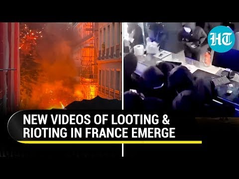 France On Fire Rioters Caught Ransacking Stores in New Video; Macron ...