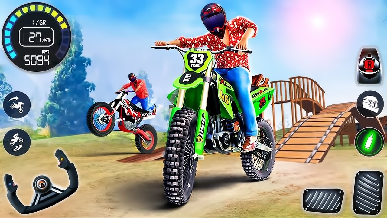 Jogo de Moto - Motocross Stunts 3D: Bike Racing Games