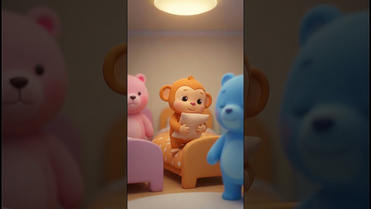 Time for Bed, Pinkle Bear! 🌙✨ Bedtime Routine Fun 