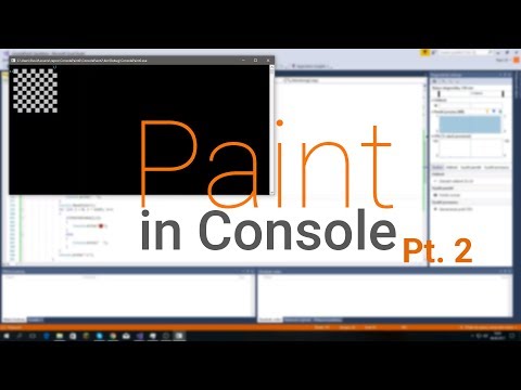|Timelapse| Programming Paint in console! Part 2