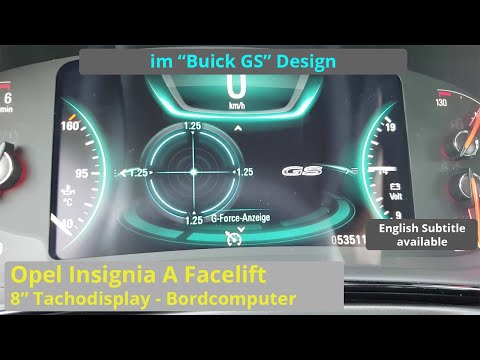Opel (Vauxhall) Insignia A Facelift - On-Board Computer Activation - Buick GS Design - Before/After