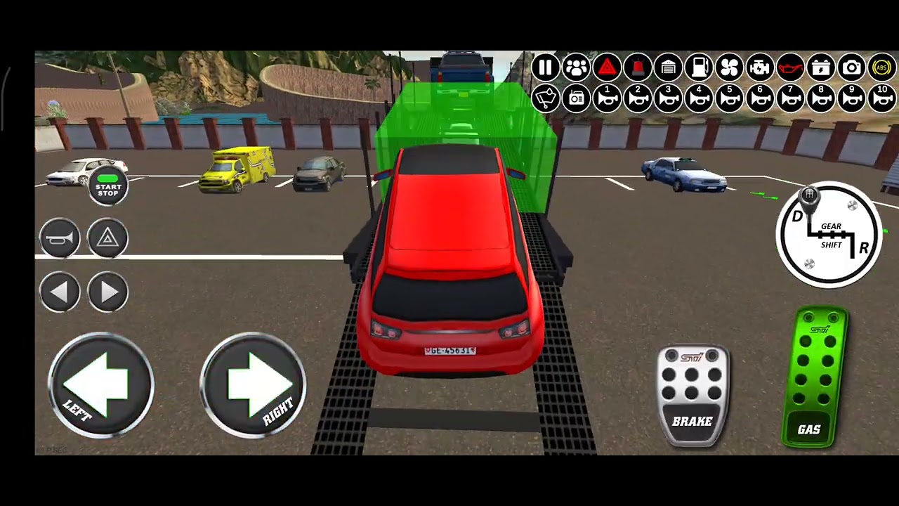 Truck driving simulator game