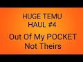 Huge Temu Haul #4 Outta My Pocket Not Theirs What Did I Buy??? #temu #temufinds #nailart